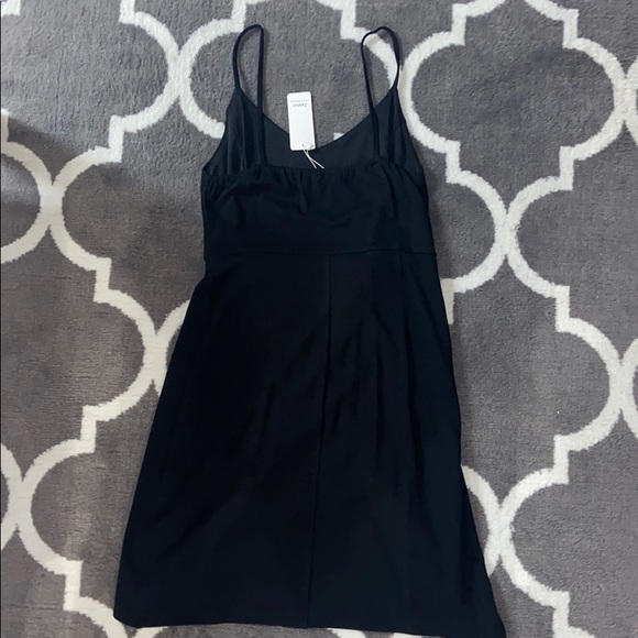 Elegant Spaghetti Straps Deep VNeck Bodycon Dress - Picture 5 of 5